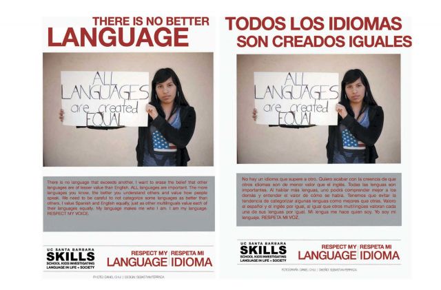 Undergraduate poster campaign.